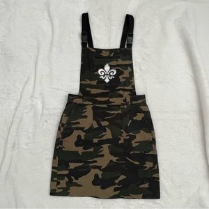 Camo Overalls Dress